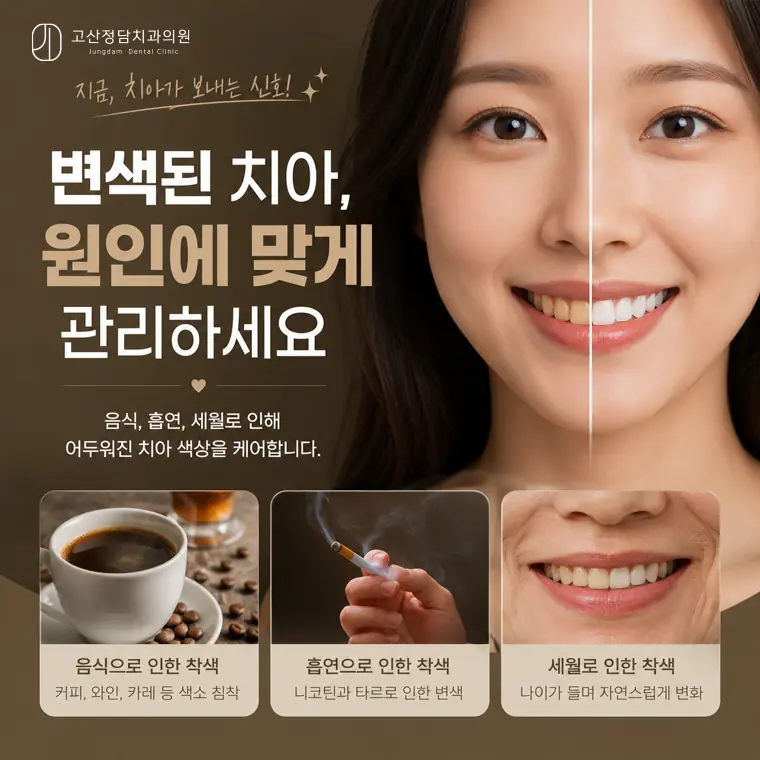 변색 원인 파악부터 전문가 미백 원리, 사전 스케일링 필요성, 시술 후 주의사항까지 팩트 중심으로 전달